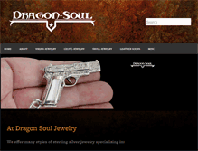 Tablet Screenshot of dragonsouljewelry.com